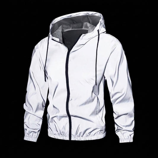 Reflektierende Unisex-Jacke für Alltag, Outdoor & Nacht